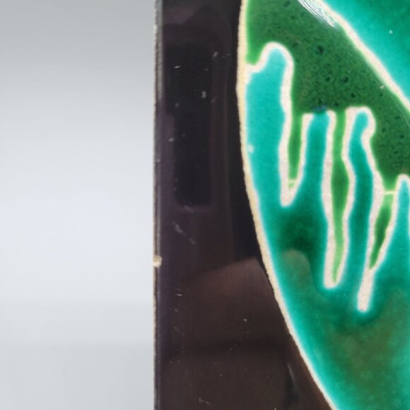 Handcrafted Ceramic Wall Tile Trivet Parrot Macaw Colorful Vibrant - Picture 5 of 6